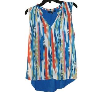 Zac & rachel sleeveless hi-Lo top size large